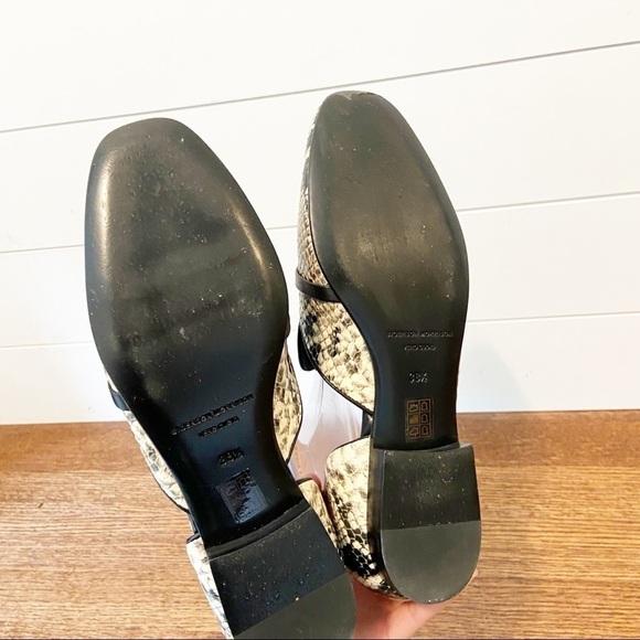 Sigerson Morrison | Ianthe Snake-Print Loafers Size 38.5/8US - Picture 7 of 13